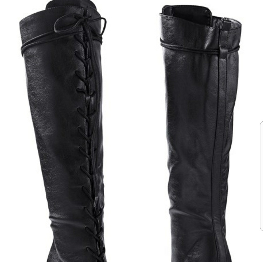 Lace up talk boot